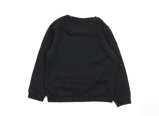 Primark Girls Black   Pullover Jumper Size 6-7 Years