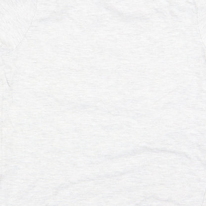 little kids Boys Grey   Basic T-Shirt Size 6-7 Years
