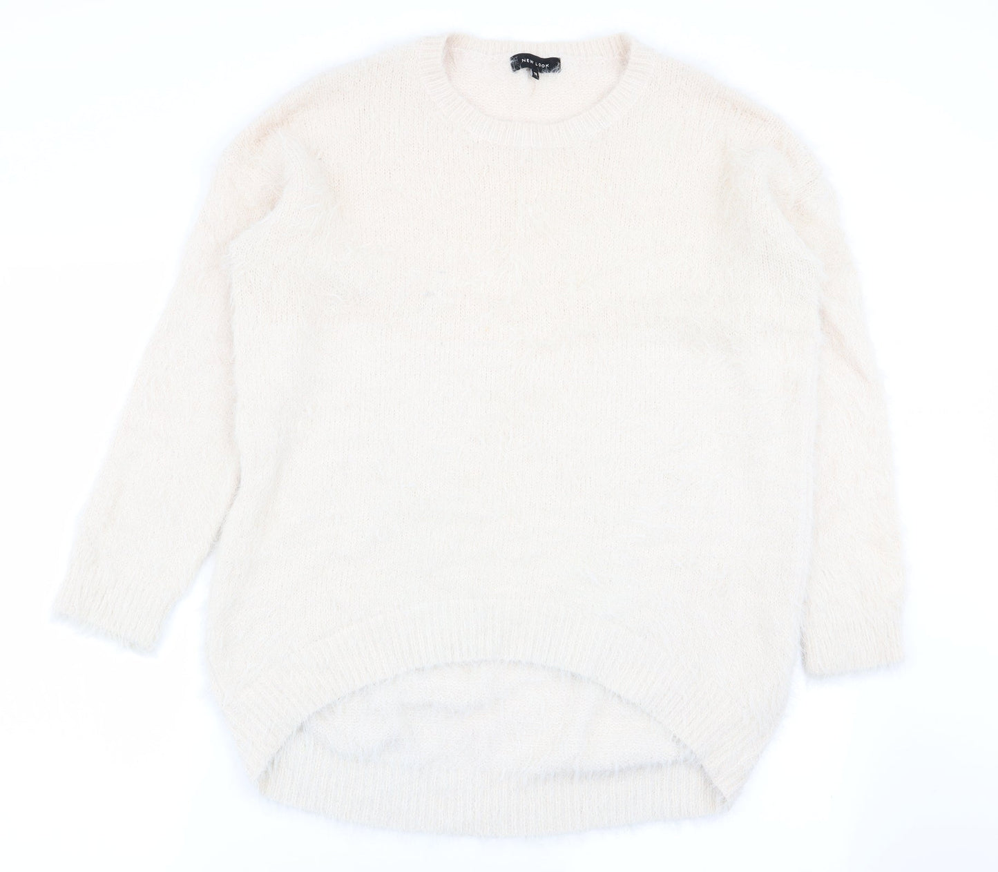 Womens UK Size 14 New Look Beige Pullover Jumper