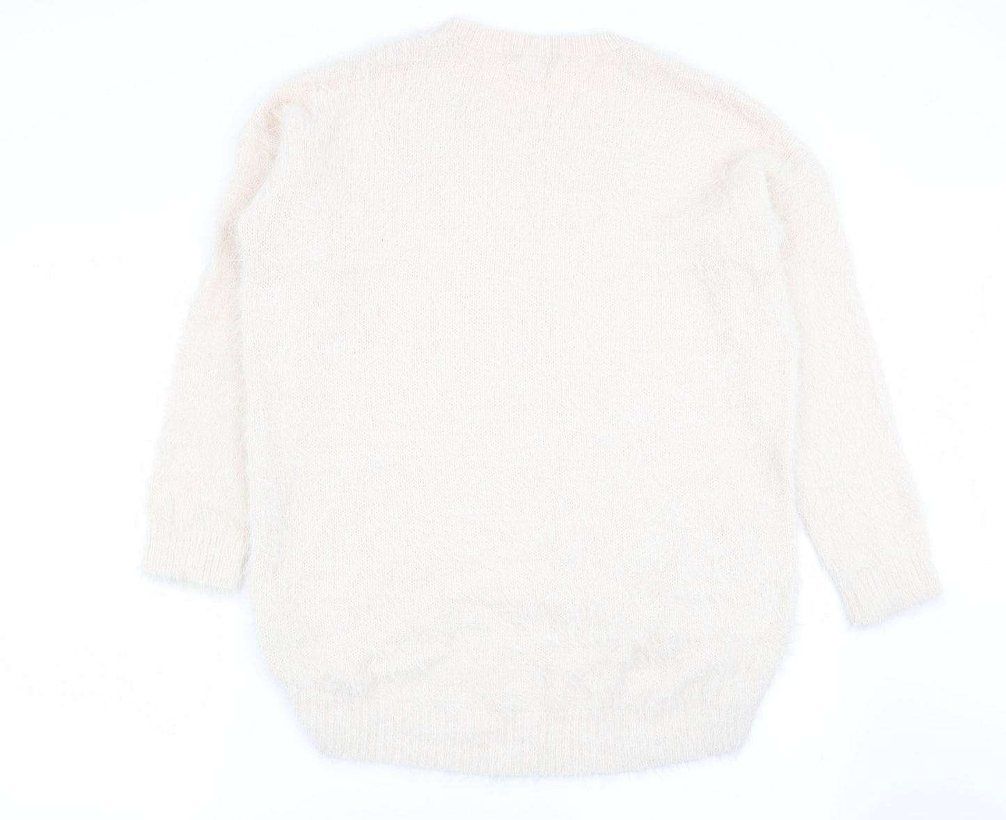 Womens UK Size 14 New Look Beige Pullover Jumper