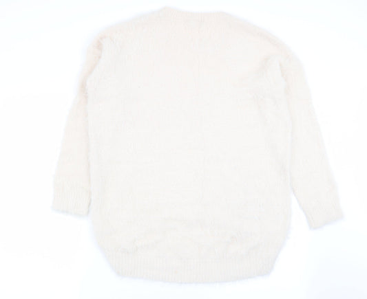 Womens UK Size 14 New Look Beige Pullover Jumper