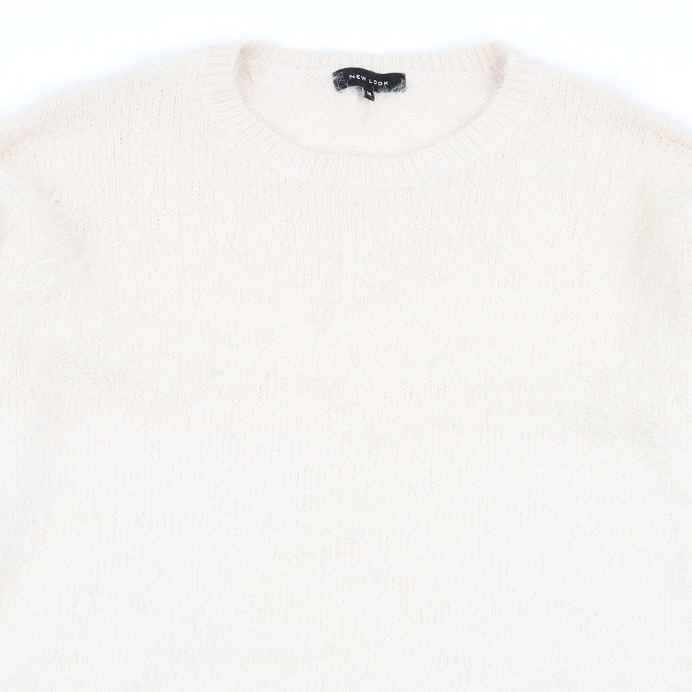 Womens UK Size 14 New Look Beige Pullover Jumper