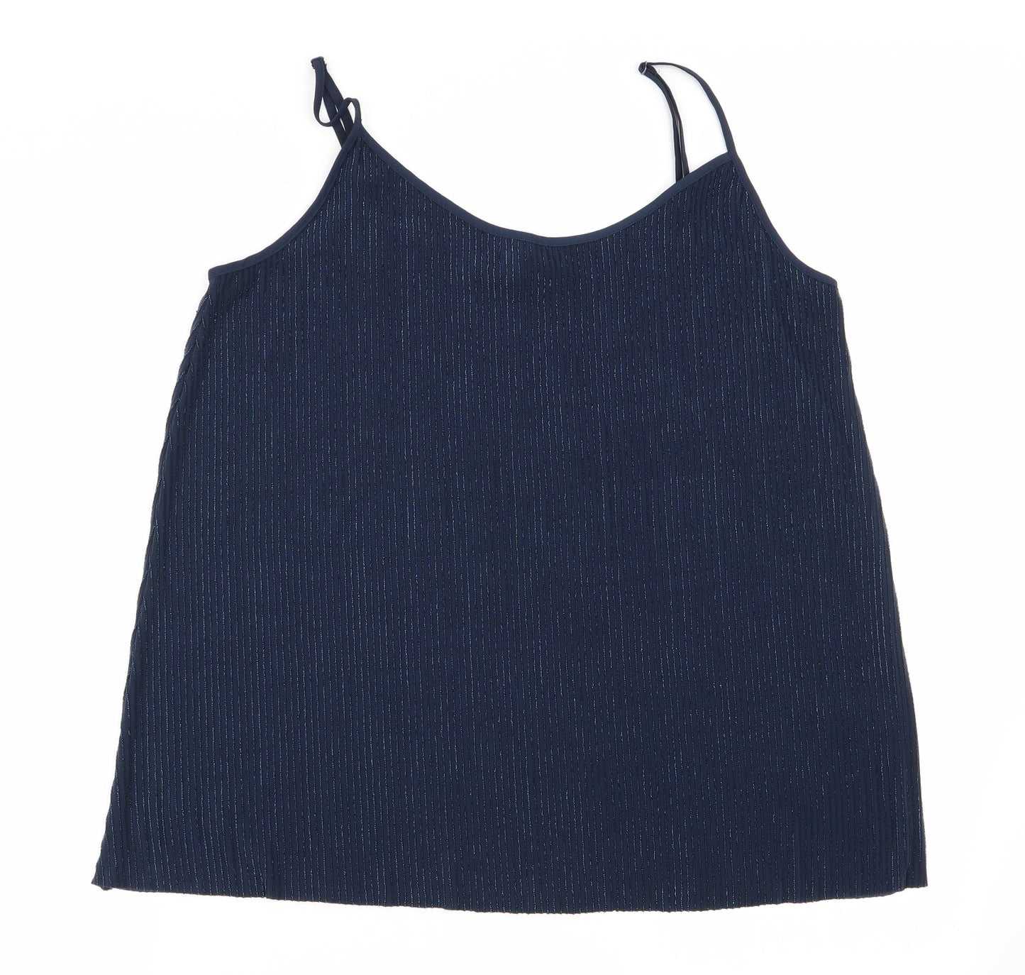 Womens UK Size 14 NEXT Blue Basic Tank