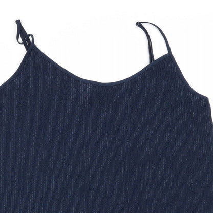 Womens UK Size 14 NEXT Blue Basic Tank