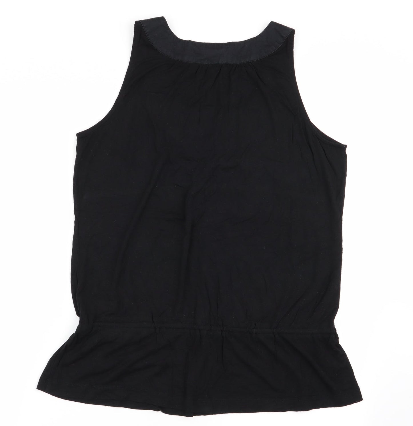 Womens UK Size 14 Monsoon Black Basic Tank