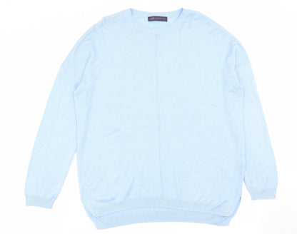M&S Womens Blue   Pullover Jumper Size M