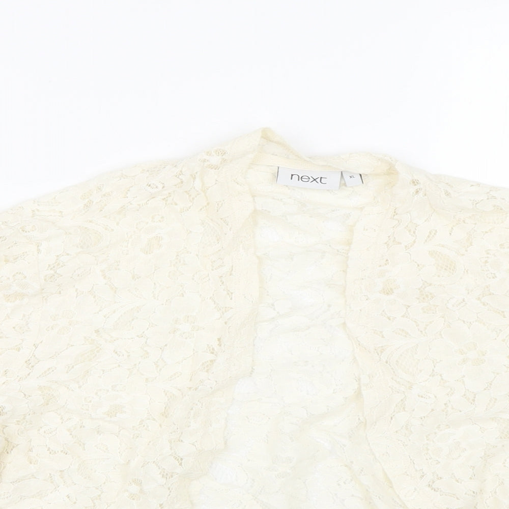 Womens UK Size XL NEXT Beige Cape Jumper