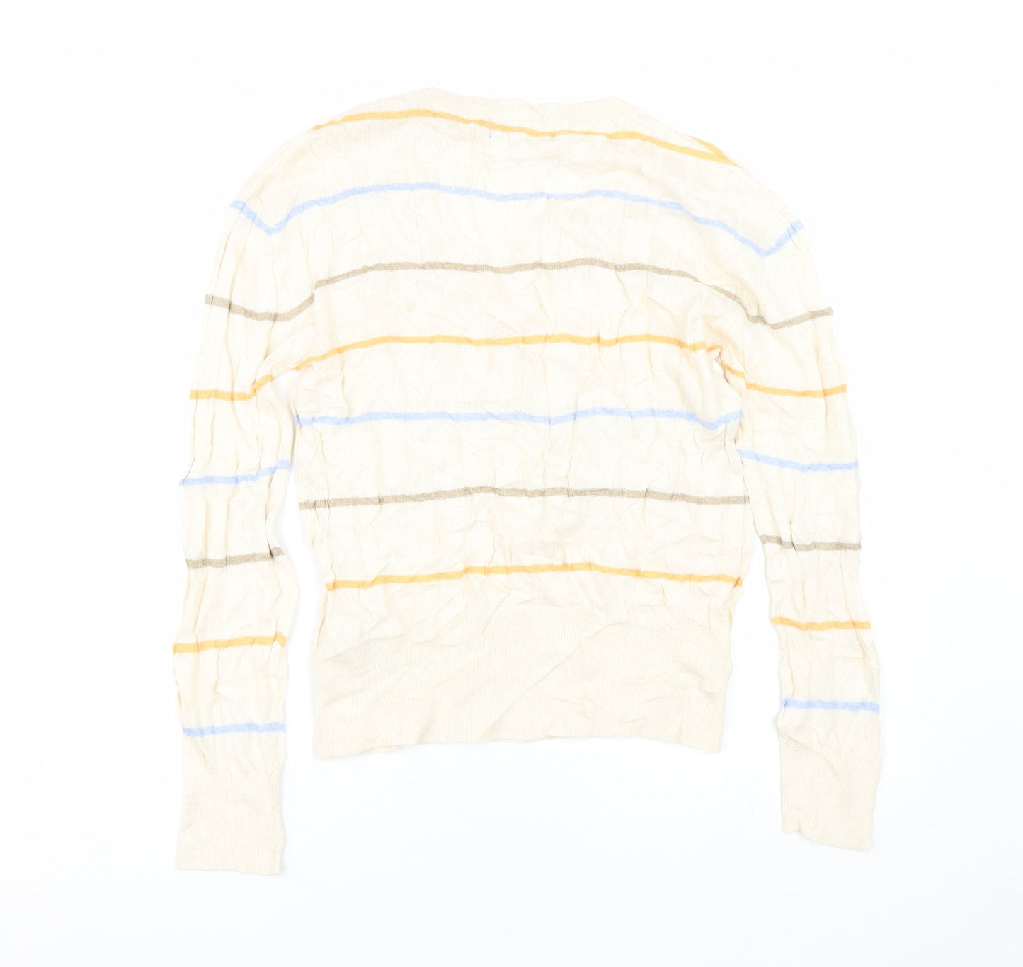 Womens UK Size S M&S Beige Pullover Jumper