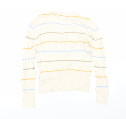 Womens UK Size S M&S Beige Pullover Jumper