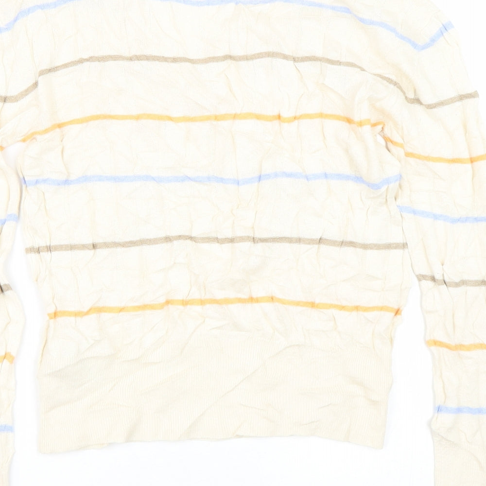 Womens UK Size S M&S Beige Pullover Jumper
