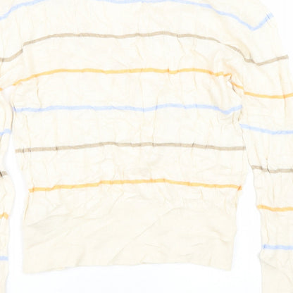 Womens UK Size S M&S Beige Pullover Jumper