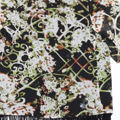 Womens UK Size M Love Label Multicoloured Basic Blouse