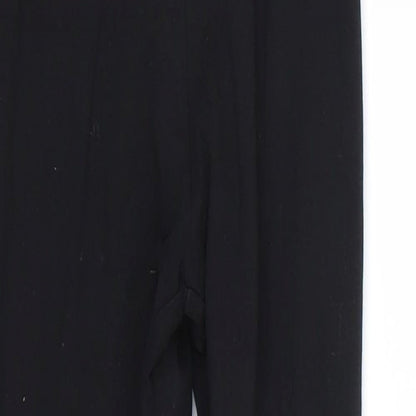 New Look Womens Black   Capri Leggings Size 6 L24 in