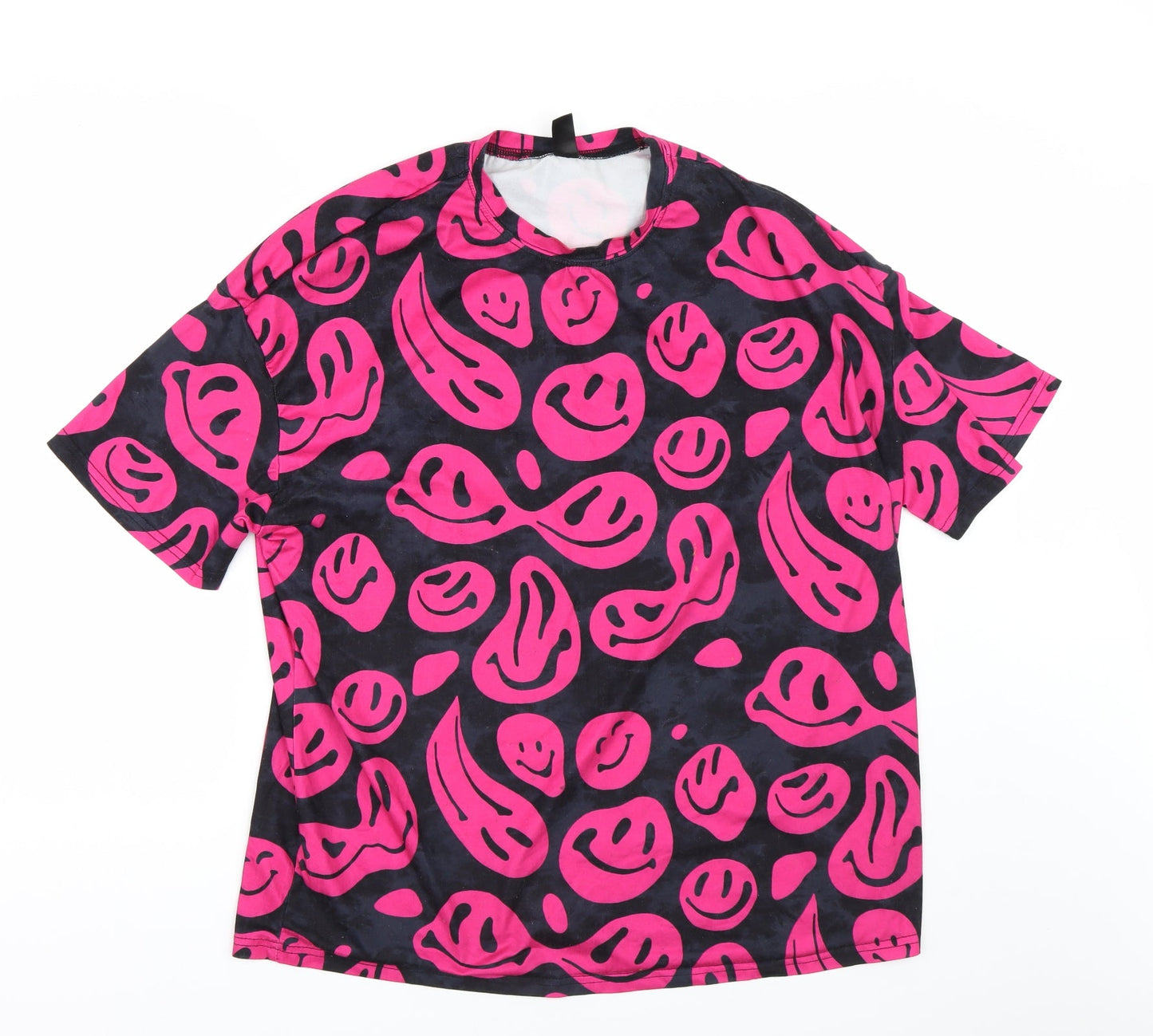 Womens UK Size S Shien Multicoloured Basic T-Shirt