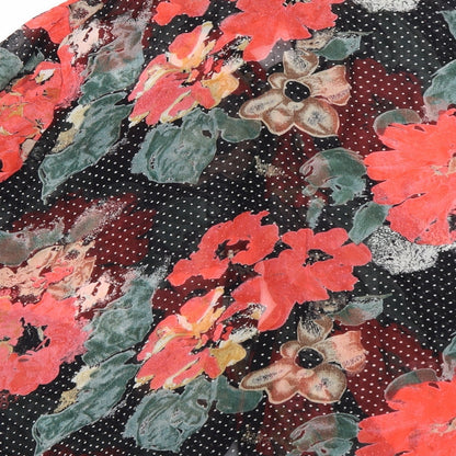 Scapetti Womens Multicoloured Floral  Basic Button-Up Size XL