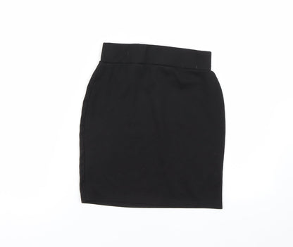 George Girls Black   Mini Skirt Size 10-11 Years