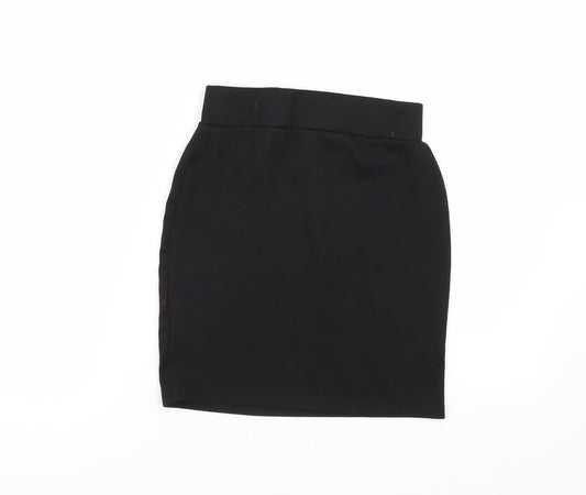 George Girls Black   Mini Skirt Size 10-11 Years