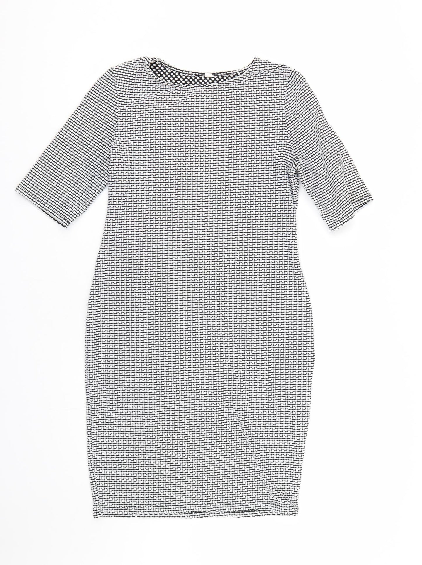 Preworn Womens Black   Wrap Dress  Size XL