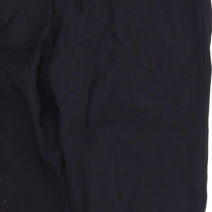 Womens UK Size 44 M&S Regular Fit  Blue Trousers