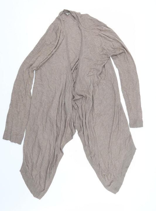 Womens UK Size 12 Peacocks Brown Cardigan Jumper