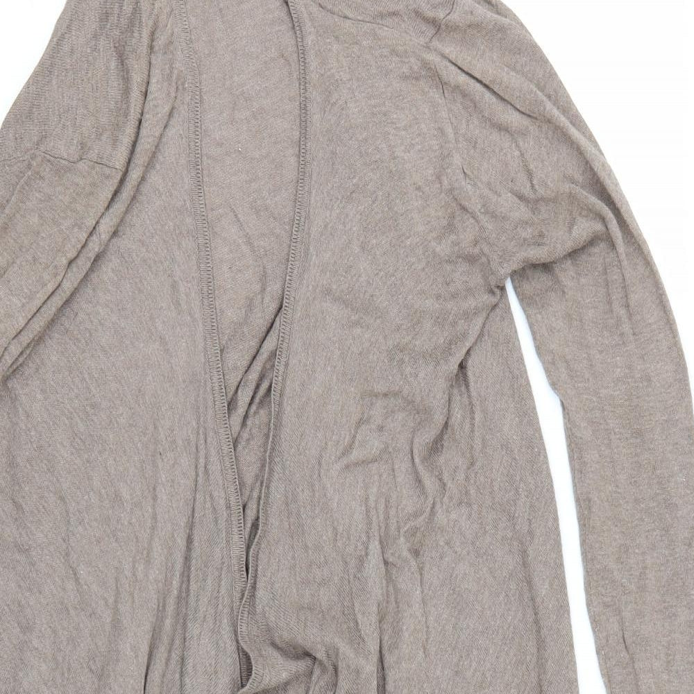 Womens UK Size 12 Peacocks Brown Cardigan Jumper