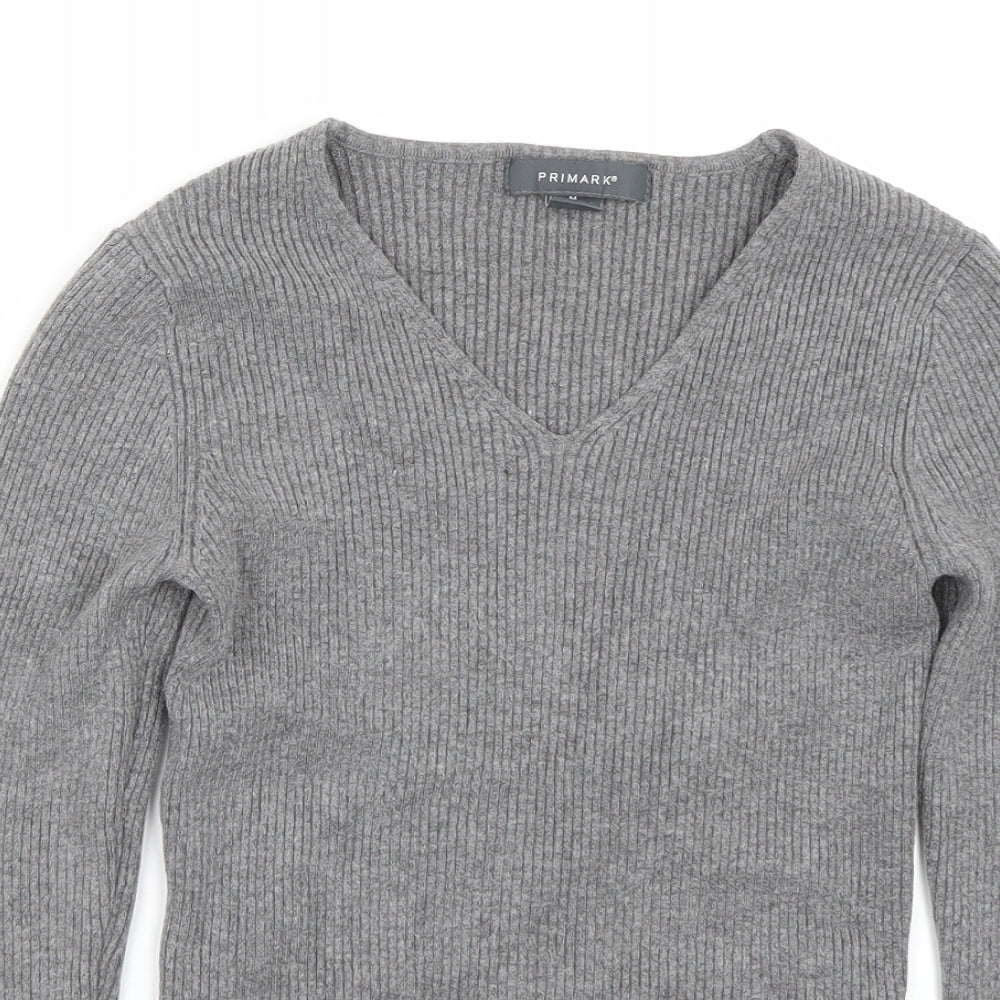 Primark Womens Grey   Basic T-Shirt Size M