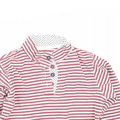 Original Essentials Womens Red Striped  Pullover Jumper Size S
