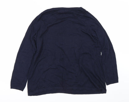 George Womens Blue   Pullover Jumper Size 14