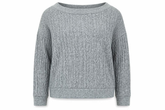 Womens UK Size 12 Nutmeg Grey Pullover Jumper