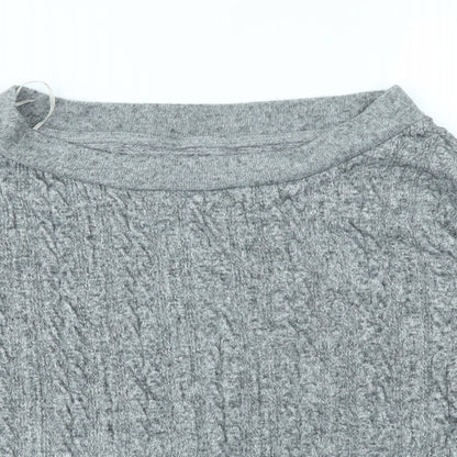 Nutmeg Womens Grey   Pullover Jumper Size 12