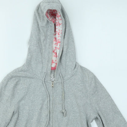 LoveDesign Womens Grey   Full Zip Jumper Size M