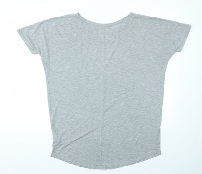 Womens UK Size 8 NEXT Grey Basic T-Shirt