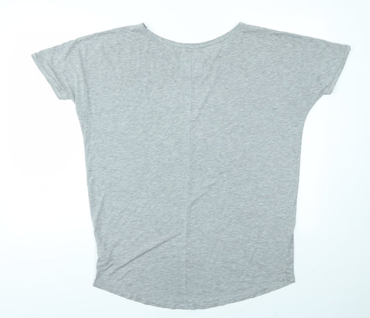 Womens UK Size 8 NEXT Grey Basic T-Shirt