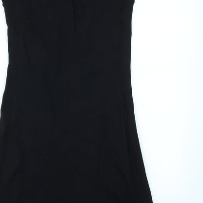 Purple Womens Black   Fit & Flare  Size L