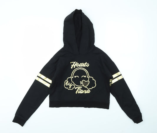George Girls Black   Pullover Jumper Size 11-12 Years