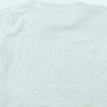 Primark Boys White   Basic T-Shirt Size 3-4 Years