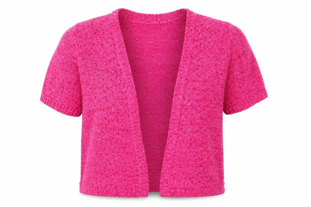 Womens UK Size 12 Savoir Pink Cardigan Jumper