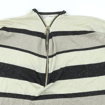 Womens UK Size S Vouley Vous Multicoloured Full Zip Jumper