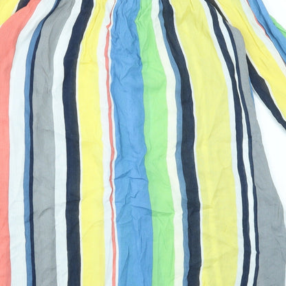 Womens UK Size 12 NEXT Multicoloured Basic Blouse