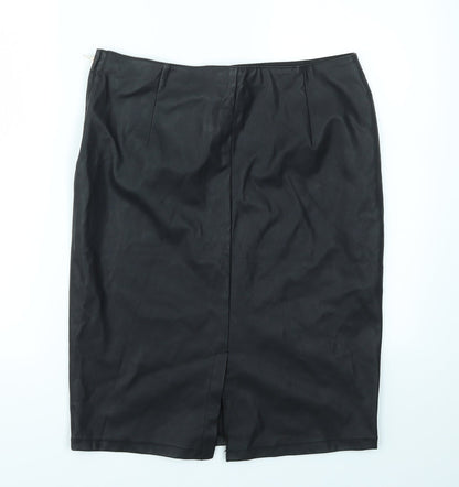 Dorothy pekins Womens Black   A-Line Skirt Size 14