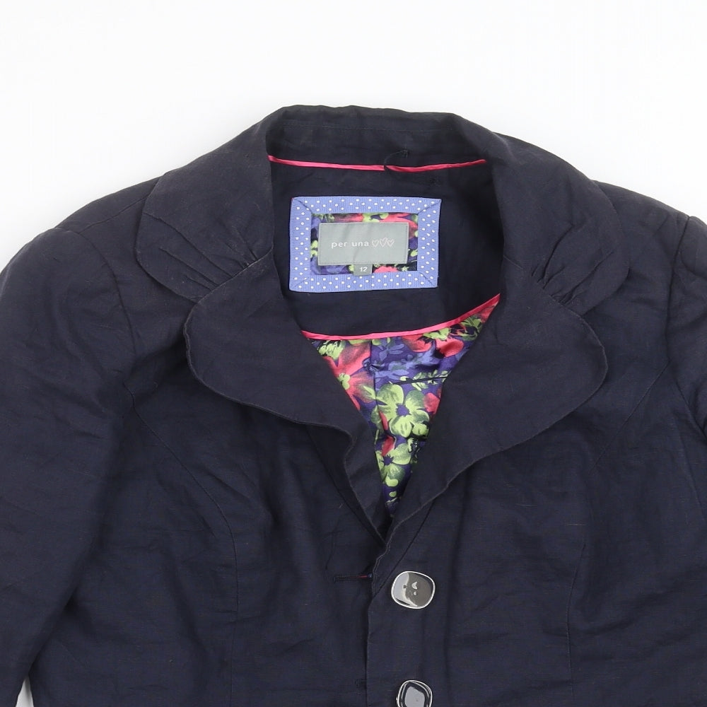 Marks and Spencer Womens Blue   Jacket Suit Jacket Size 12