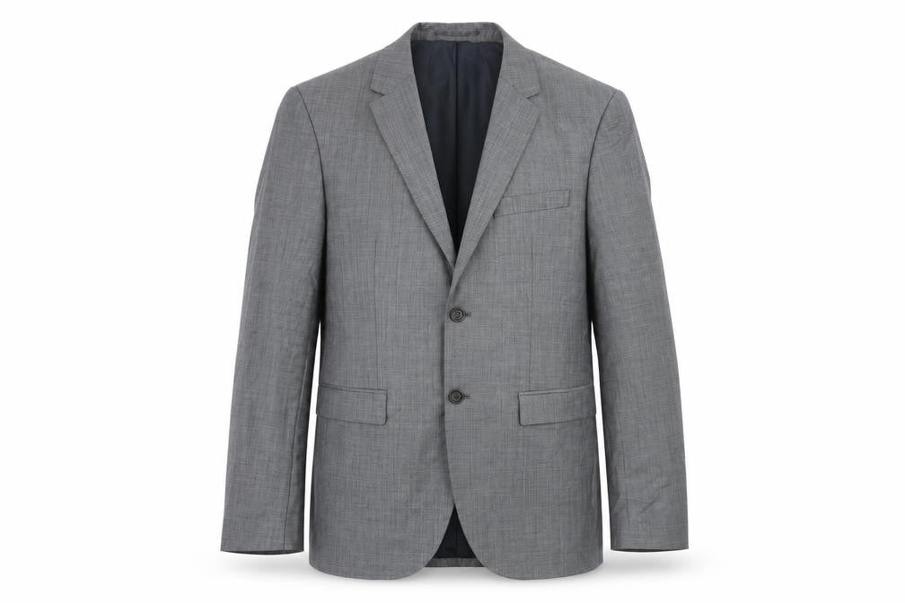Mens UK Size 40 Preworn Regular Grey Suit Jacket