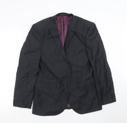 Mens UK Size 38 NEXT Regular Grey Suit Jacket