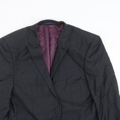 Mens UK Size 38 NEXT Regular Grey Suit Jacket