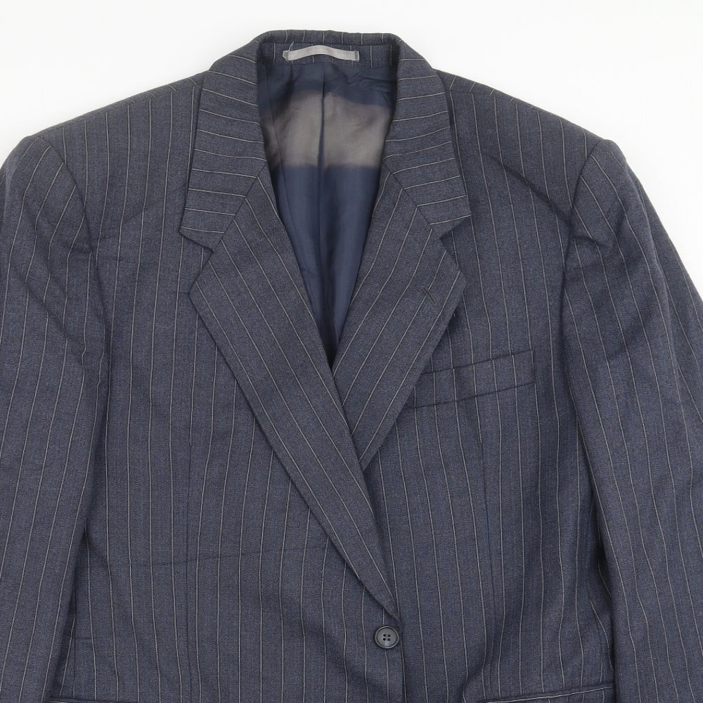 Mens UK Size 44 Odermark Regular Blue Suit Jacket