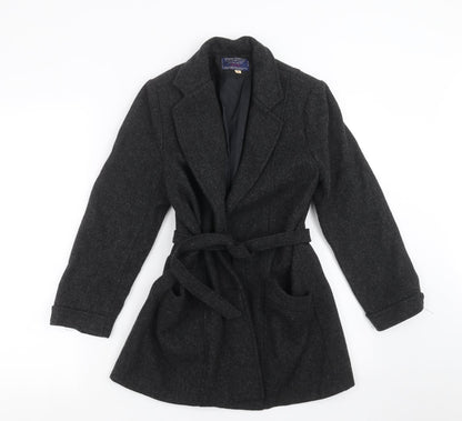 Additional front view of tough duds women’s grey jacket, size UK 6