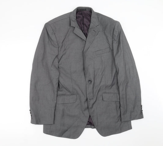 Frank Tailor Mens Grey   Jacket Suit Jacket Size 42