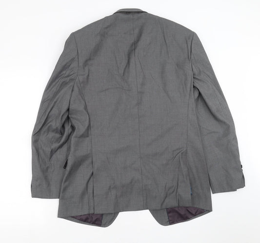 Frank Tailor Mens Grey   Jacket Suit Jacket Size 42