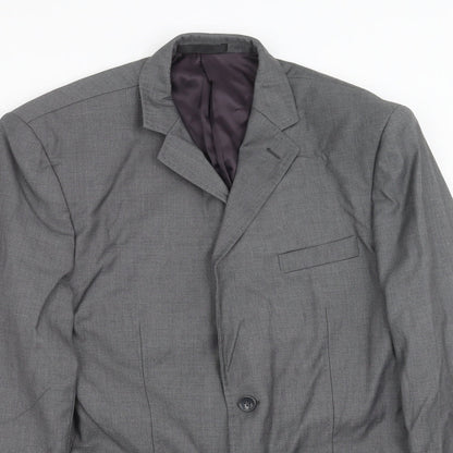 Frank Tailor Mens Grey   Jacket Suit Jacket Size 42