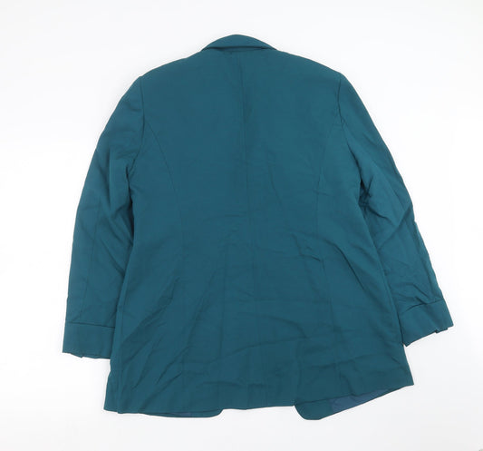 Select Womens Green   Jacket Suit Jacket Size 14